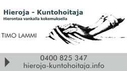 Hieroja-Kuntohoitaja Timo Lammi logo